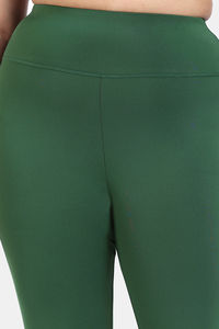 Zelocity True Curv Quick Dry Gym Leggings - Green Pastures — thumbnail 6